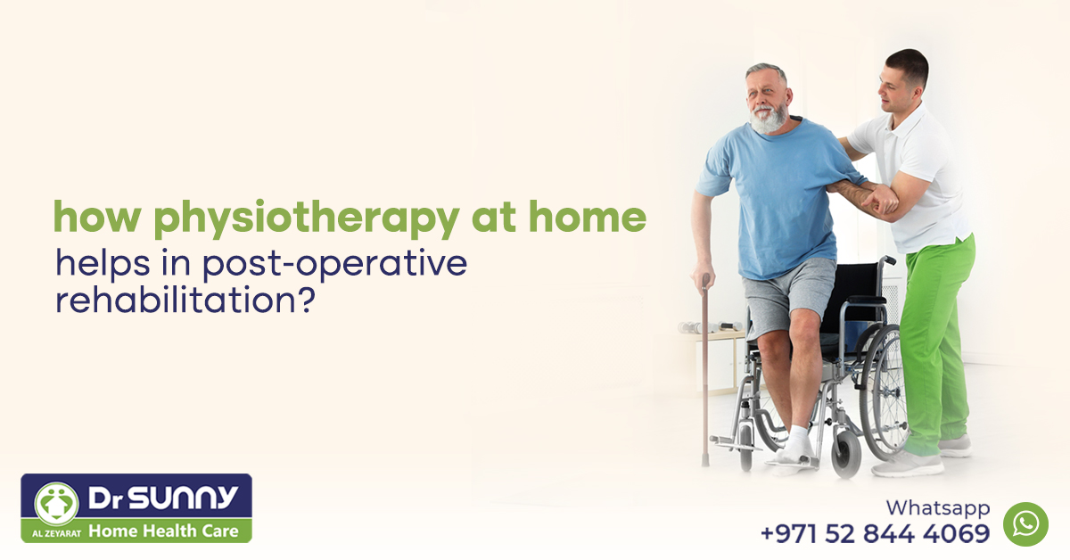 How can physiotherapy help in post-operative rehabilitation